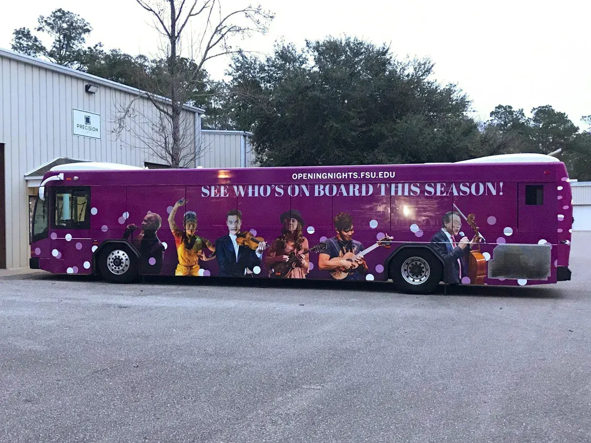 Bus Wraps customer work by Tennessee Sign Company