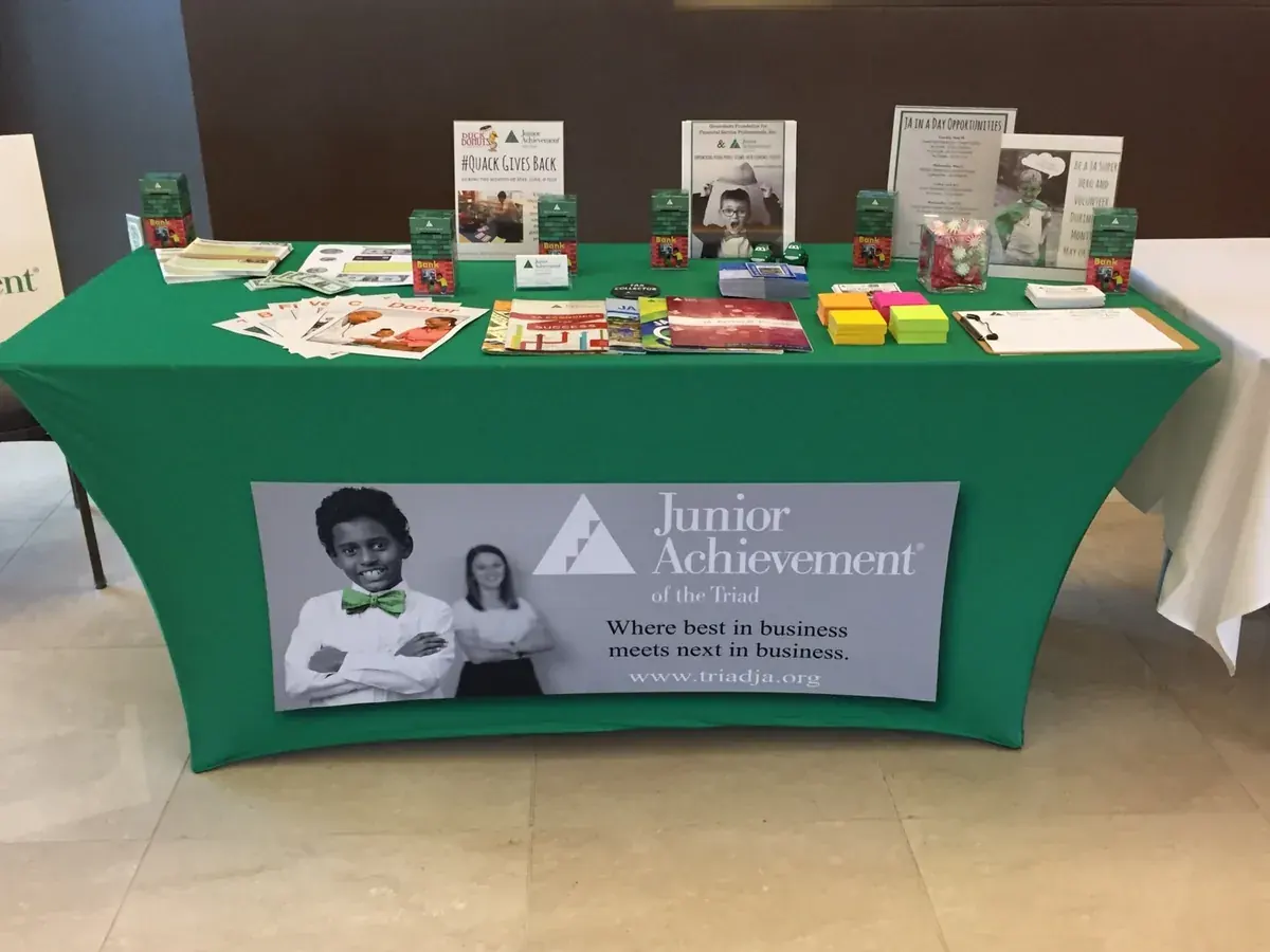 Custom Tablecovers customer work by Tennessee Sign Company
