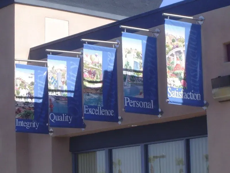 Flag Signs customer work by Tennessee Sign Company
