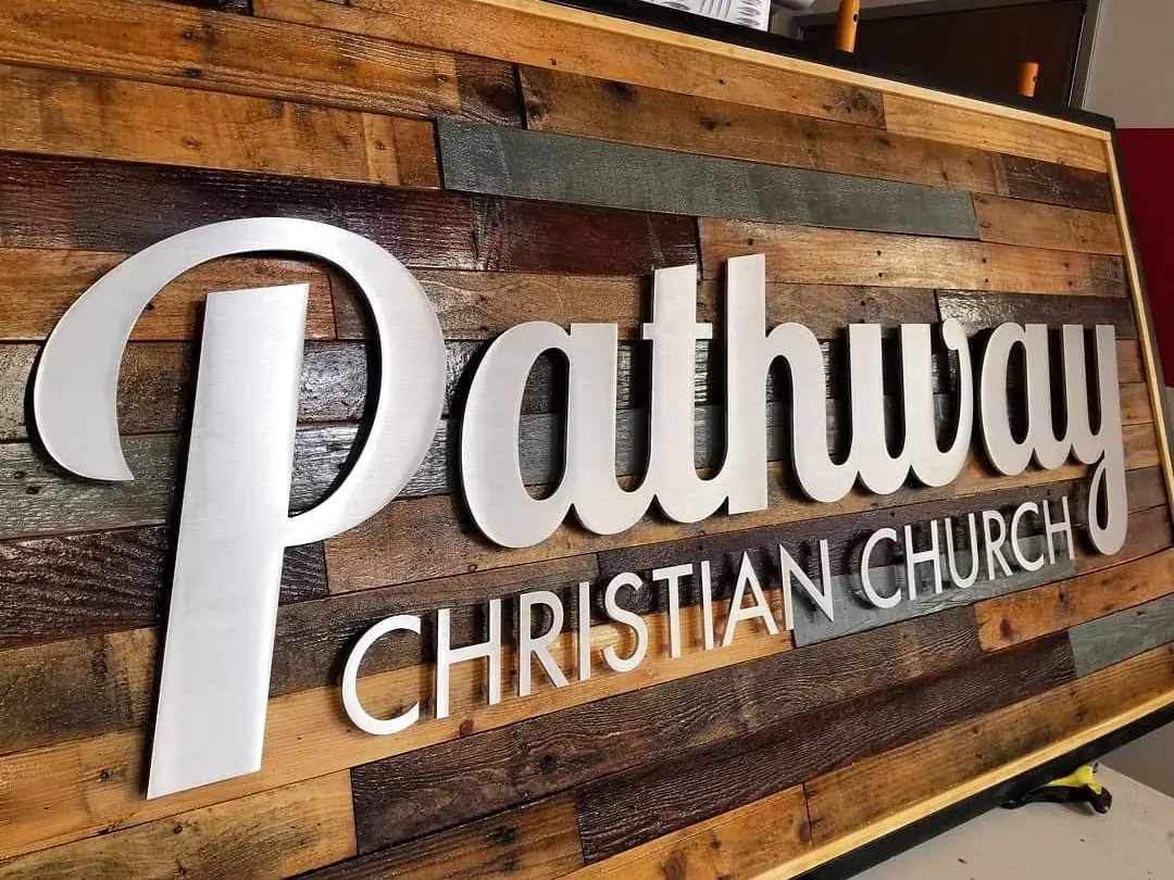 Metal Signs customer work by Tennessee Sign Company