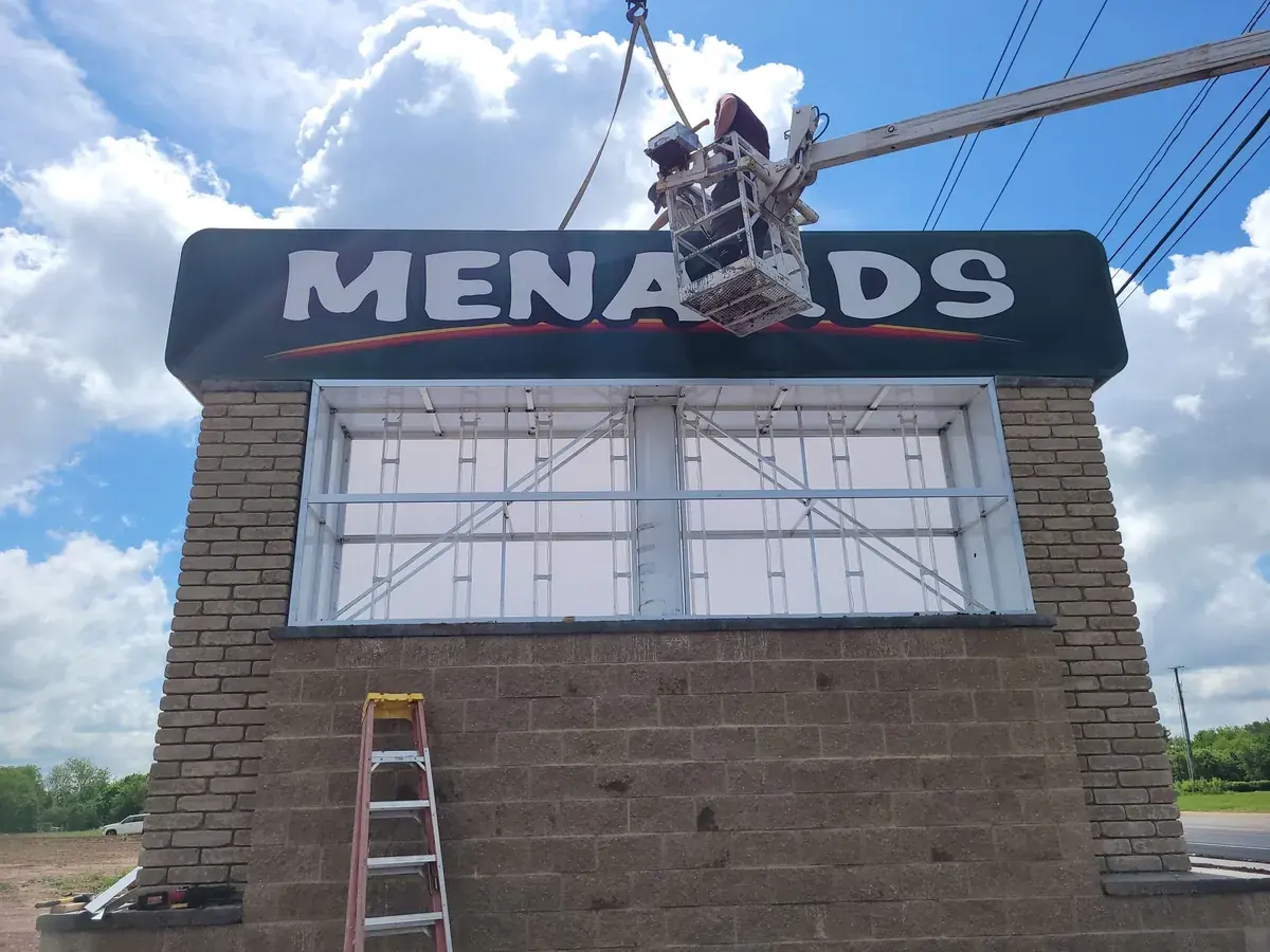 Sign Installation customer work by Tennessee Sign Company