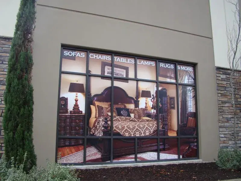 Window Graphics customer work by Tennessee Sign Company